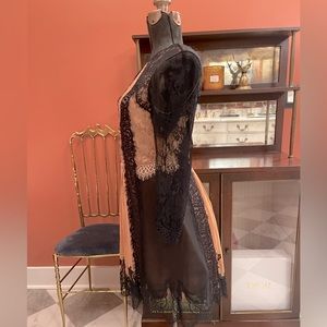 Alice + Olivia Two Tone Lace Long Sleeve Dress Size 6